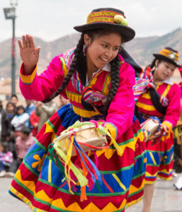 Peruvian dancers, Cusco