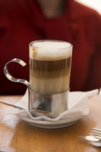 Las Condes Artisan Markets interesting layering of coffee.