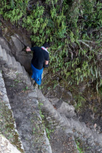 Inca stairway