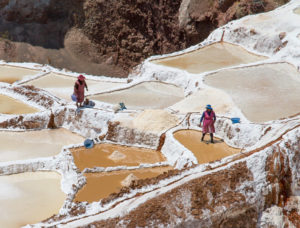 Las Salinas - salt ponds