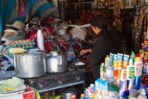 Stall near Ollantaytambo Station